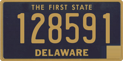 DE license plate 128591