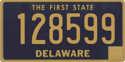 DE license plate 128599