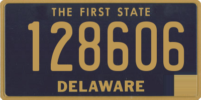 DE license plate 128606