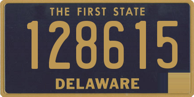 DE license plate 128615