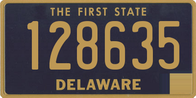 DE license plate 128635