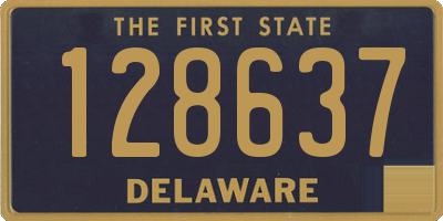 DE license plate 128637