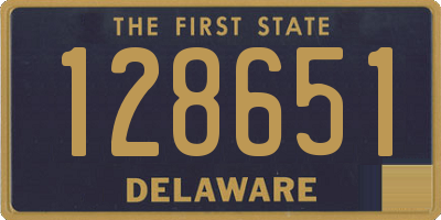 DE license plate 128651