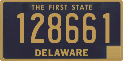 DE license plate 128661