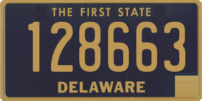 DE license plate 128663