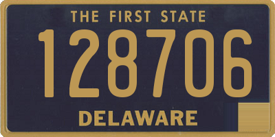 DE license plate 128706