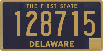 DE license plate 128715