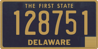 DE license plate 128751