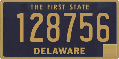 DE license plate 128756