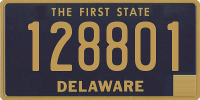 DE license plate 128801