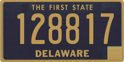 DE license plate 128817