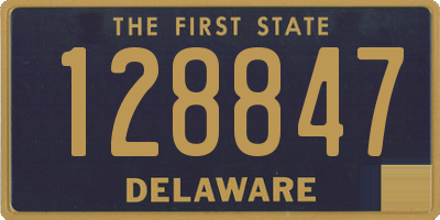 DE license plate 128847