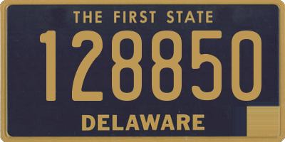 DE license plate 128850