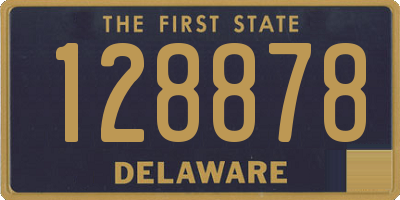 DE license plate 128878