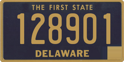 DE license plate 128901