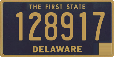 DE license plate 128917