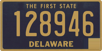 DE license plate 128946