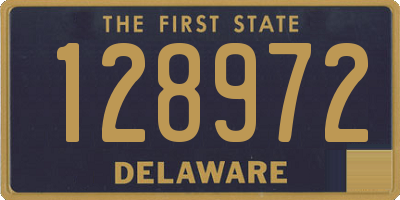 DE license plate 128972