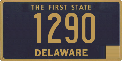 DE license plate 1290