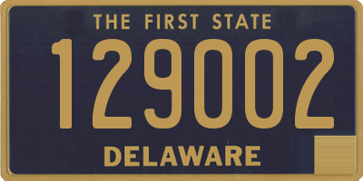 DE license plate 129002