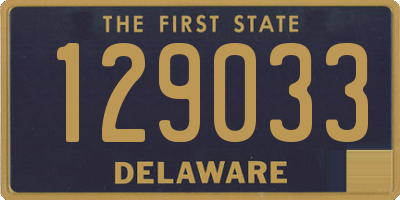 DE license plate 129033