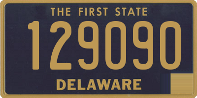 DE license plate 129090