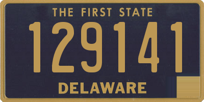 DE license plate 129141