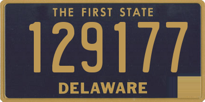 DE license plate 129177