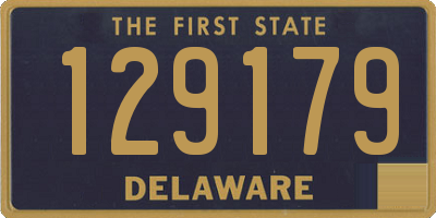 DE license plate 129179