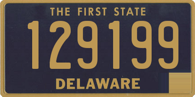 DE license plate 129199