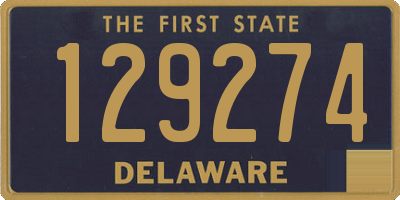 DE license plate 129274