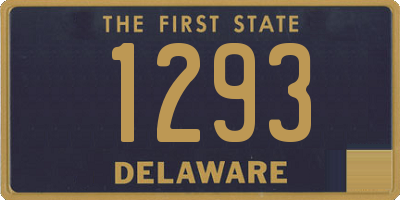 DE license plate 1293