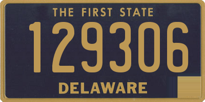 DE license plate 129306