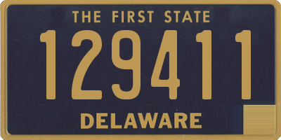 DE license plate 129411