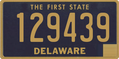 DE license plate 129439