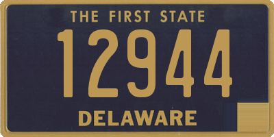 DE license plate 12944