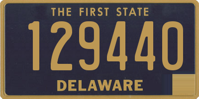 DE license plate 129440