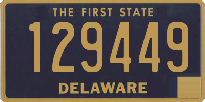 DE license plate 129449