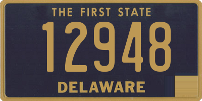 DE license plate 12948