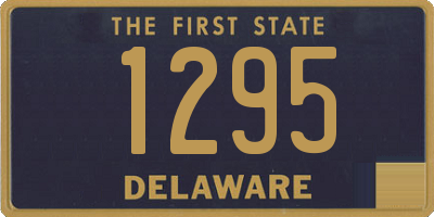 DE license plate 1295