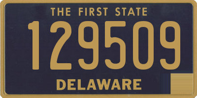 DE license plate 129509