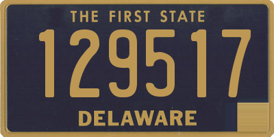 DE license plate 129517