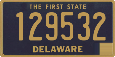 DE license plate 129532