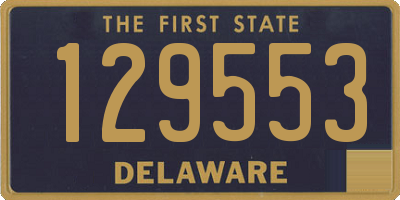 DE license plate 129553