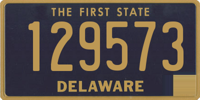 DE license plate 129573