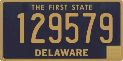 DE license plate 129579