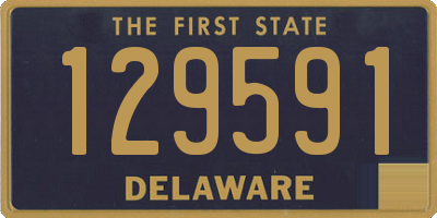 DE license plate 129591