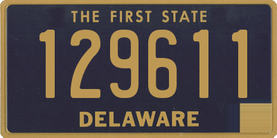 DE license plate 129611