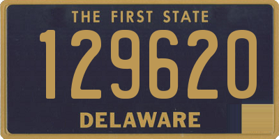 DE license plate 129620