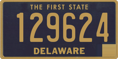 DE license plate 129624